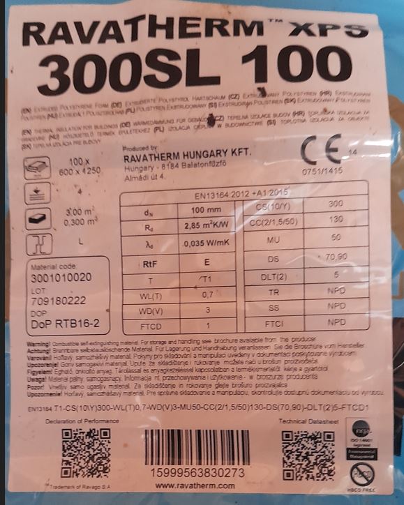 RAVATHERM™ XPS 300 SL 10cm